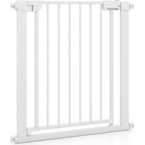 Cancelletto di sicurezza regolabile, senza fori, 75-82 cm, chiusura automatica