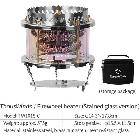 Réchaud à gaz de camping Thousand Winds, réchaud à gaz butane d'extérieur, réchaud de camping multifonction, accessoires de randonnée et de camping, réchauds de cuisine portables (1/5)