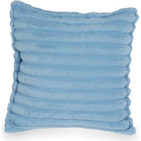 Cojín pequeño para el sofá, color azul gofre. (1/5)