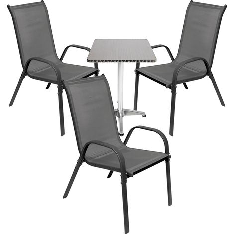 Bistrogarnitur 4-teilig Anthazit -M537504+3xMMC330881 (1/5)