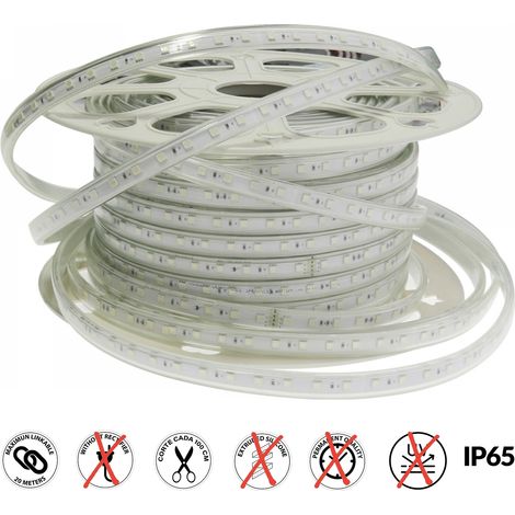 Tiroir LED 220VAC SMD2835 Rapide 14,4W/m - 50 mètres 4500K - Ledme - LM2302 (1/2)