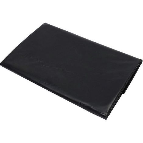 Bâches de bassin en polyéthylène haute densité noir, adaptées aux jardins aquatiques et aux bassins à poissons, durables, imperméables et convenant aux pentes douces et aux angles. (1/5)