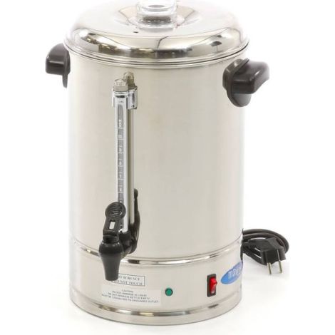 Percolateur à café - 10 litres - 80 tasses - Filtre à café amovible - Maxima