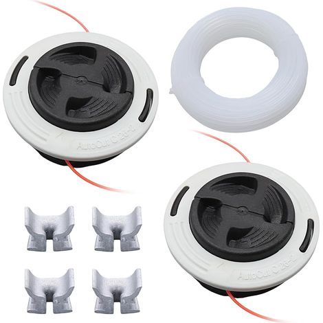 2 Pièces Tête de Débroussailleuse pour STIHL C 26-2 Autocut,avec Fil Coupe Bordure 2,4 MM x 15 M pour Stihl FS55 FS56 FS70 FS80 FS85 FS87 FS89 FS90 FS91 FS94 FS111 FS120 FS131 FS240 et la Série (1/5)