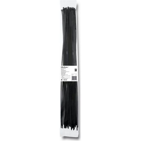 Qoltec Kabelbinder 4,8500mm 50 Stück Nylon66 UV Schwarz (1/5)