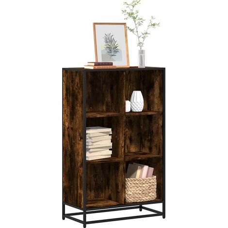 Bücherregal Räuchereiche 65,5x33x107,5 cm Holzwerkstoff