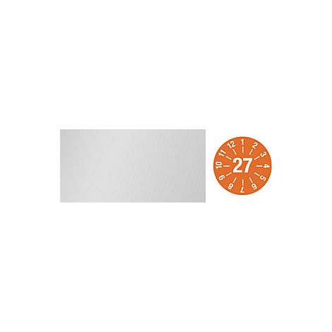 Etiqueta de inspección de cables anual L x H 60 x 20 mm 27