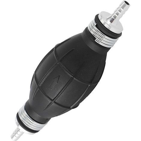Kraftstoffförderpumpe mit Gummiball und Handpumpe aus Aluminiumlegierung für Benzin, Diesel, Öl und Wasser