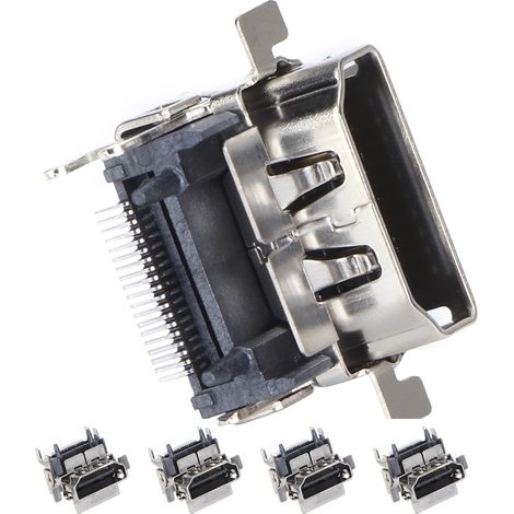 5 Pièces Connecteur HDMI pour Xbox One S, Port de Remplacement 1080P pour Console de Jeu (1/5)