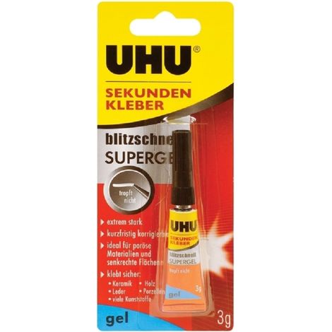 UHU Sekundenkleber Blitzschnell Supergel 3g (1/2)