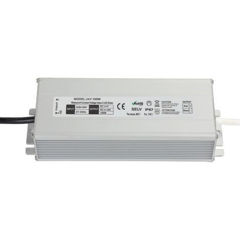 100W Waterproof Switching Power Supply IP67 LED Waterproof Power Supply AC85-265V US Standard Output 24V (1/2)