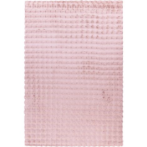 Tapis cloud soft rose à effet 3d ultra moelleux - 230 x 160 cm (1/5)