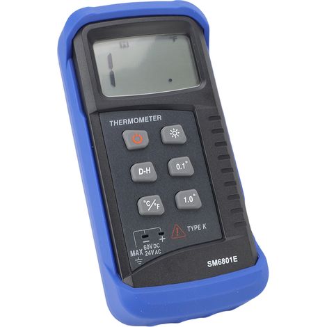Thermomètre numérique à thermocouple écran LCD pour mesure température liquide vapeur gaz surface solide convient 4 sondes (1/5)