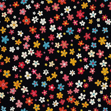 Tela decorativa para exteriores Oxford - Motivo floral I DX5258 (1/5)