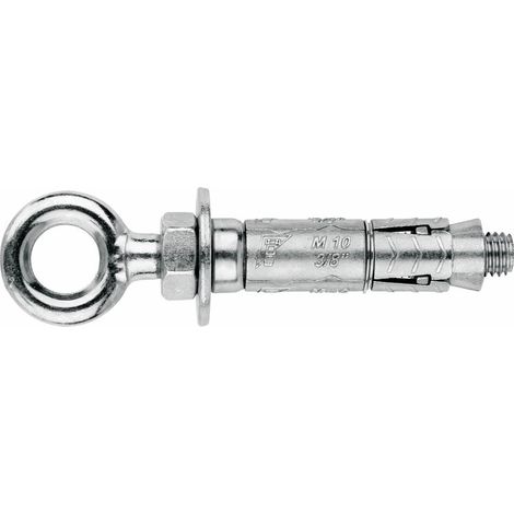 Cheville pour fixation mi-lourdes - Piton forgé - Zamak M6 x 45 Ø12 - Boite de 50 (1/2)