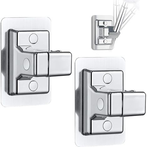 Support de pommeau de douche, 2 supports de douche universels, support de pommeau de douche universel réglable à 360° (1/5)