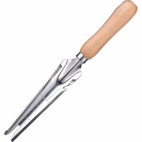Couteau De Tondeuse - Acier Inoxydable 430 - Poignée En Bois - 33 Cm - 2 Pièces (1/4)