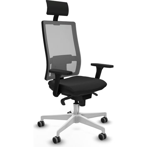 Bürostuhl piqueras y crespo Horna schwarz Kunstleder Mesh