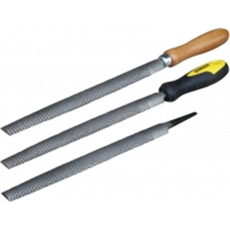 OUTIFRANCE Râpe à bois demi-ronde manche bi-matière 200 mm (1/2)