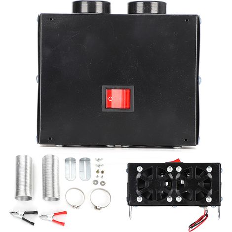 Tragbarer Auto-Heizlüfter mit Entfroster, leisem Lüfter und Schnellheizfunktion, 600 W, 12 V (1/5)