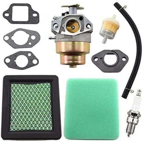 GCV 190 Carburateur avec Bougie D'allumage Ligne de Carburant pour Honda GCV190 GCv160 Moteur Convient pour tondeuse à gazon 16100-z0y-m42 (1/4)