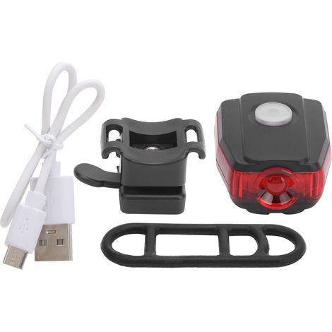 Tragbares, per USB aufladbares Fahrradrücklicht mit 3 Modi für mehr Sicherheit beim Radfahren in der Nacht. (1/5)