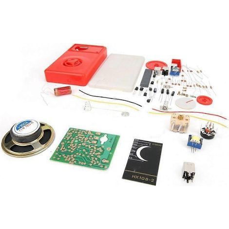 Kit de radio AM à 7 lampes (1 unité) - Kit d'apprentissage électronique HX108-2 (sans piles) (1/5)
