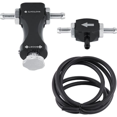 Soupape de purge turbo bilatérale ajustable, kit contrôleur de suralimentation manuel universel pour voiture (1/5)