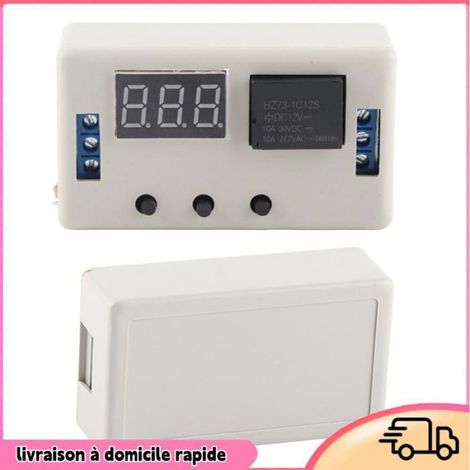 1 Module de relais temporisé, Commutation automatique réglable LED, Isolation optique, Mémoire paramètres, Pour automatisation industrielle (1/5)