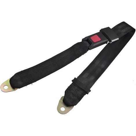 ceinture-de-securite-automobile-noire-reglable-a-deux-points-213924862