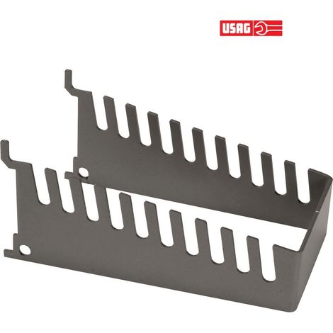 USAG 6002 GD SUPPORTO PER CHIAVI A FORCHETTA 252 DOPPIE DA 5 E 10 POSTI PANNELLO - 10 (6÷14 mm) (1/2)