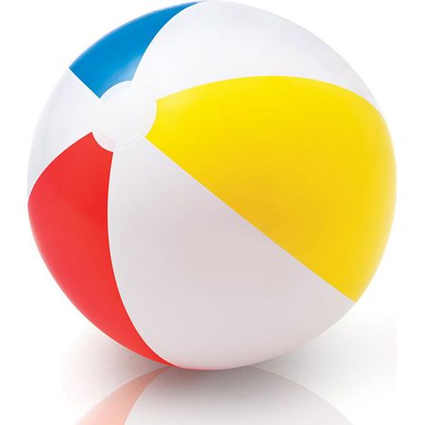 Ballon de plage 4 couleurs gonflable 51cm pour piscine jeux aquatiques enfants adultes (1/5)