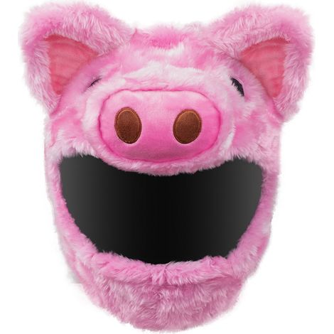 Ortviai Housse de Casque Moto Plein Visage en Peluche Rose – Protection Antipoussière et Anti-rayures, Taille Unique (1/5)