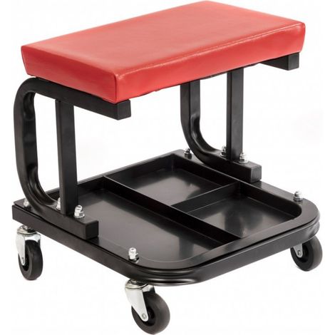 Oypla Heavy Duty Garage Stool Rolling Mechanics Chair Crawling Seat (1/5)