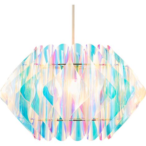 Litecraft Glow Kids Ceiling Light Shade Landon Easy Fit 40cm - Iridescent Tint (1/5)