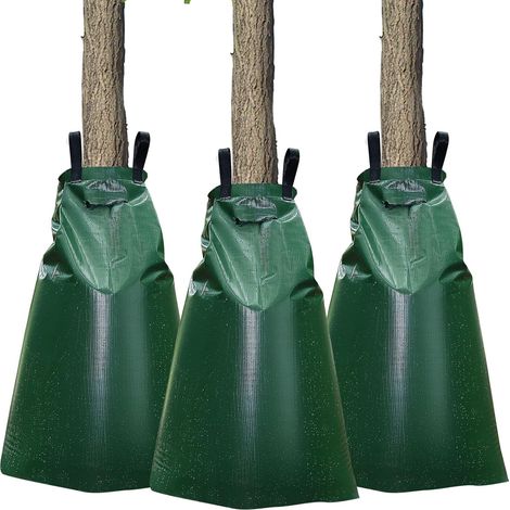 Sacs d'arrosage pour arbres, lot de 3, 75 litres, sacs à eau pour arbres, sacs pour arbres, sacs d'irrigation en PVC robuste et résistant aux UV (1/5)