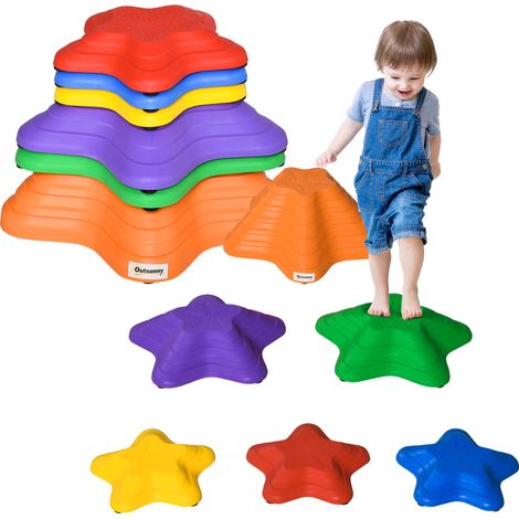 Lastre per pavimentazione per bambini Irovami, impilabili, antiscivolo, 3 misure, fino a 80 kg, per interni/esterni