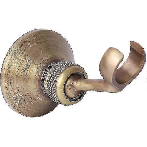Support de pommeau de douche rétro 2025, bras de douche à main réglable en laiton, fixation murale, avec connecteur en laiton, style européen (1/4)