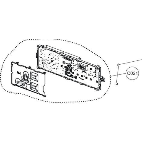 Ersatzteil - Elektronische Karte, Leistungsmodul (Bezugszeichen C021) - - SABA, BEKO