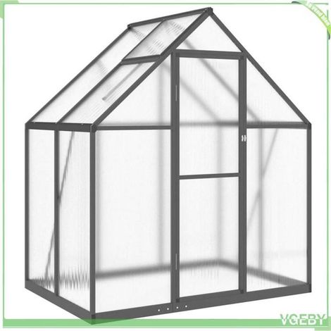 Serre - FAFEICY - 4005824 - Anthracite - 169x114x195 cm - Aluminium & polycarbonate anti-UV (1/5)