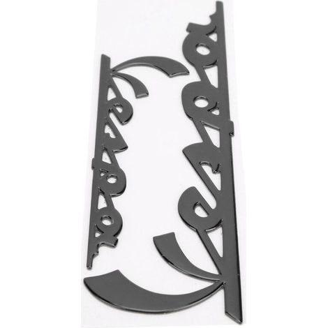 Autocollant Emblème 3D Noir pour Vespa GTS 300 LX 125 150 IE Sprint Primavera Super LXV (1/4)