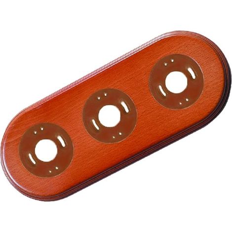 Peana madera haya 3 elemento serie Garby de superficie
