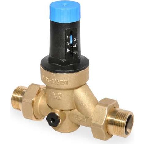 WATTS Druckminderer DRV40/N 1 1/2" DN40 05.02.540 DVGW geprüft 1,5 bis 6 bar mit Einstellanzeige
