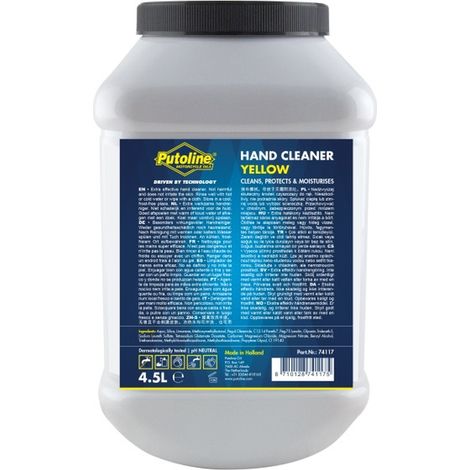 Limpiador de manos Putoline amarillo 4,5 L - Limpiador de manos profesional