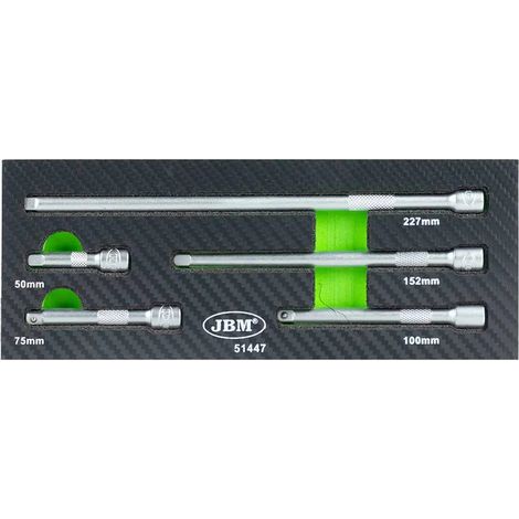 Chiavi jbm extension bars 4 pezzi presa universale resistente