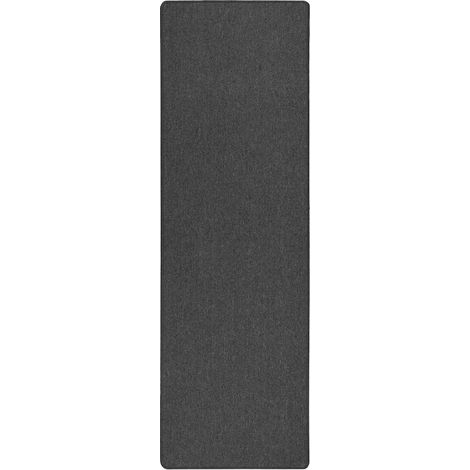 Runner de Alfombra Gris oscuro 80 x 500 cm 100% Polipropileno vidaXL
