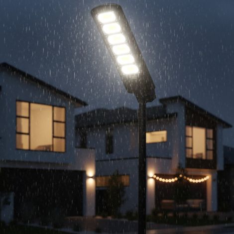 Farola solar LED con sensor de movimiento - 280 W (1/2)