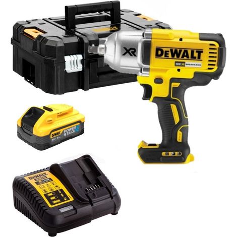Dewalt DCF899H1-QW Boulonneuse à chocs 18V - 1 x 5,0Ah PowerStack + chargeur en Coffret TSTAK (1/2)