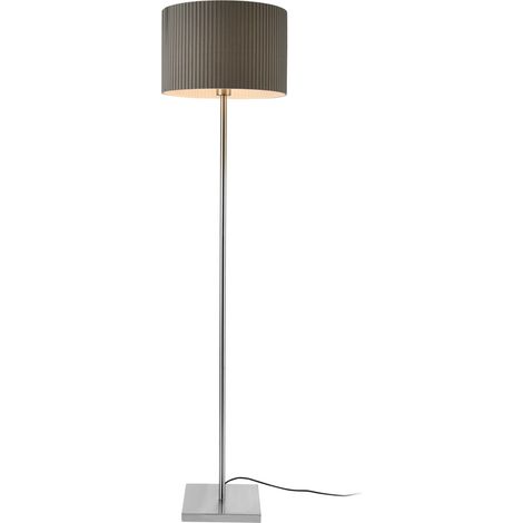 Stehleuchte Coimbra 151 cm 1xE27 Metall Grau lux.pro