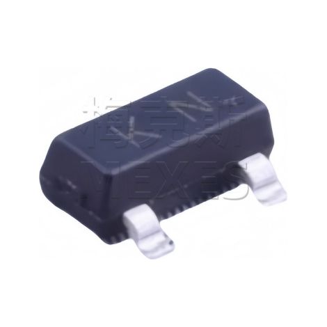 Hekotech 2SK3018 Screen Printed KN N-Channel MOSFET Field-Effect Transistor Chip Electronic Components 5 pieces